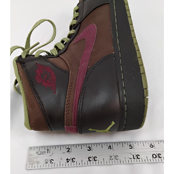 Nike Air Jordan 1 Retro High Top Green/Brown Men\'s 9 2010 #Z5038 main image 6